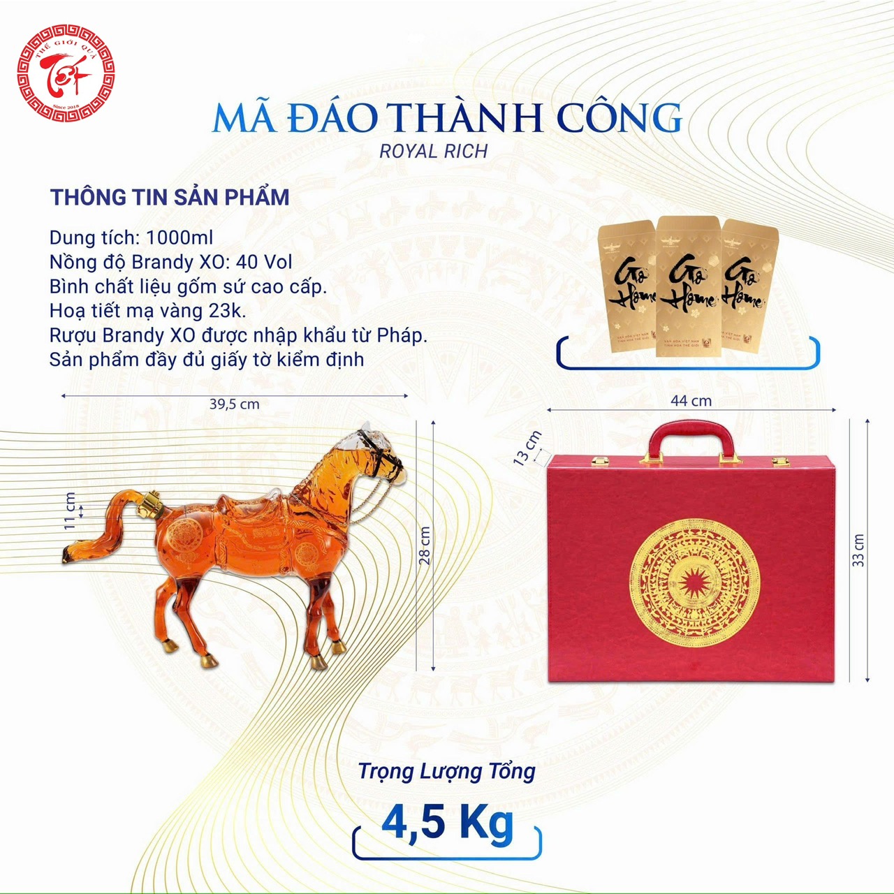 RƯỢU LINH VẬT “MÃ ĐÁO THÀNH CÔNG” – XUÂN BÍNH NGỌ 2026